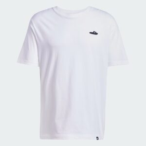 m l slide tee white
