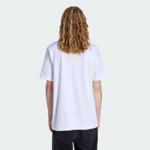 micro logo tee white