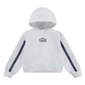 3ch368 001 boxy hoodie w/ taping