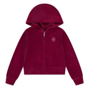 3ch402 rau ribbed velour full zip