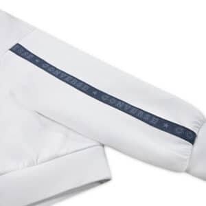4ch368 001 boxy hoodie w/ taping