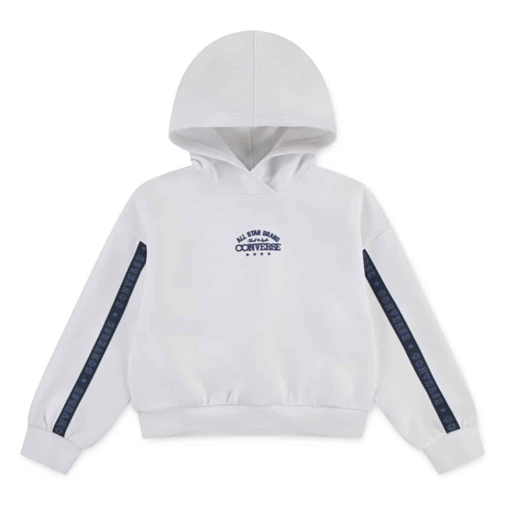 4ch368 001 boxy hoodie w/ taping